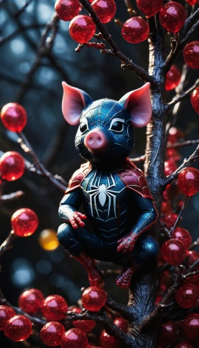 stitch,cinema 4d,3d render,rose beetle,mod ornaments,winter cherry,ladybug,decorative nutcracker,3d rendered,quince decorative,dormouse,cherry twig,skylanders,mouse bacon,two-point-ladybug,ornament,background bokeh,holiday ornament,nutcracker,berries,Photography,Artistic Photography,Artistic Photography 11