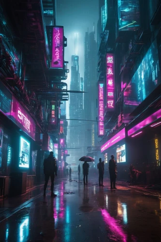 cyberpunk,hong kong,shanghai,kowloon,shinjuku,chongqing,taipei,vapor,hk,dystopian,tokyo,kowloon city,tokyo city,futuristic landscape,futuristic,dystopia,metropolis,harbour city,fantasy city,cityscape,Conceptual Art,Sci-Fi,Sci-Fi 09
