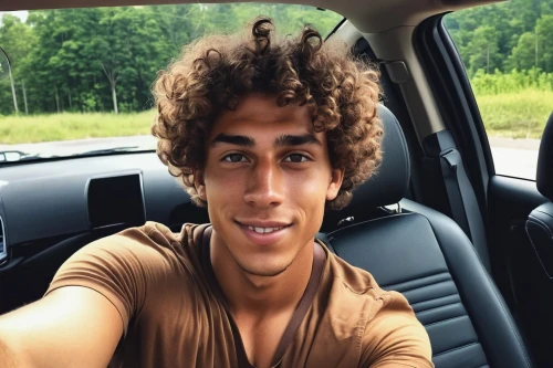 afro-american,afroamerican,car roof,arab,afro,in car,cabrio,middle eastern monk,aladin,curly hair,african american male,moroccan,muslim background,african-american,bobby-car,kutia,black nuken,afro american,gypsy hair,driving a car,Photography,General,Realistic