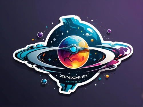 spacefill,vector graphic,vector design,vector illustration,planet eart,gas planet,dribbble,logo header,space art,dribbble icon,planet,twitch logo,space,dribbble logo,vector image,small planet,flat design,planets,vimeo icon,outer space,Unique,Design,Sticker