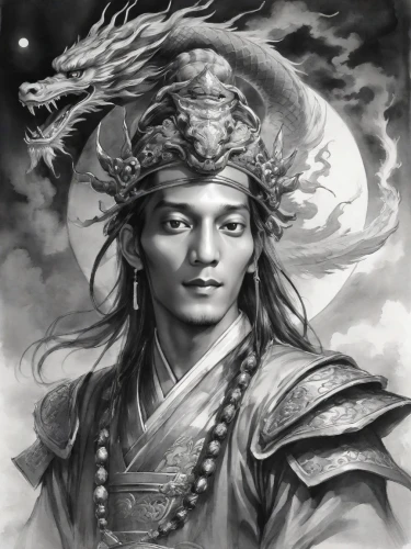 yi sun sin,lord shiva,dharma,shakyamuni,shiva,ramayan,balinese,god shiva,tibetan,yogananda,bodhisattva,yogananda guru,gilnyangyi,garuda,indian headdress,ramayana,shuanghuan noble,kyrgyz,vishuddha,krishna,Digital Art,Ink Drawing