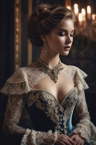 victorian lady,bridal jewelry,bridal clothing,ball gown,evening dress,elegant,royal lace,victorian style,bodice,elegance,bridal dress,bridal accessory,cinderella,wedding dresses,embellished,bridal,romantic portrait,wedding gown,wedding dress,the carnival of venice,Photography,Fashion Photography,Fashion Photography 03