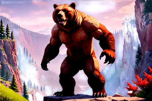 bear guardian,nordic bear,grizzly,bear,scandia bear,grizzlies,great bear,grizzly bear,big bear,cute bear,bear kamchatka,the bears,left hand bear,bears,kodiak bear,brown bear,sun bear,bear teddy,bearskin,grizzly cub,Unique,Pixel,Pixel 03