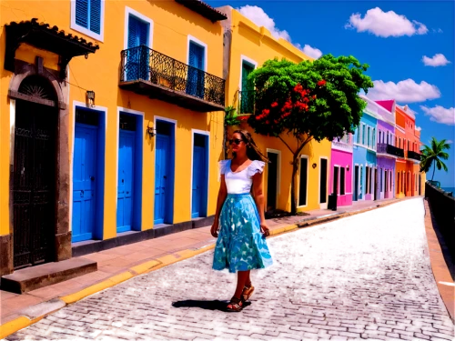 curacao,city unesco heritage trinidad cuba,curaçao,cuba background,antigua,zona colonial,santiago di cuba,san juan,cartagena,dominican republic,colorful city,cape verde island,campeche,nicaraguan cordoba,puerto rico,woman walking,old havana,yucatan,varadero,altos de chavon village,Art,Artistic Painting,Artistic Painting 36