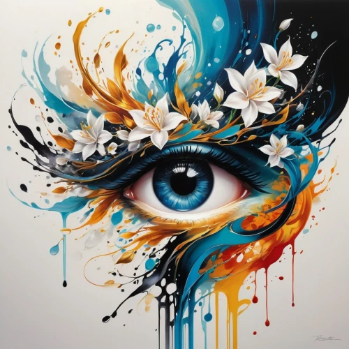 women's eyes,abstract eye,cosmic eye,eye,peacock eye,boho art,art painting,eye butterfly,graffiti art,eyes makeup,flower painting,the blue eye,psychedelic art,eyes,ojos azules,street artist,oil painting on canvas,flower art,visual art,third eye,Unique,Design,Logo Design