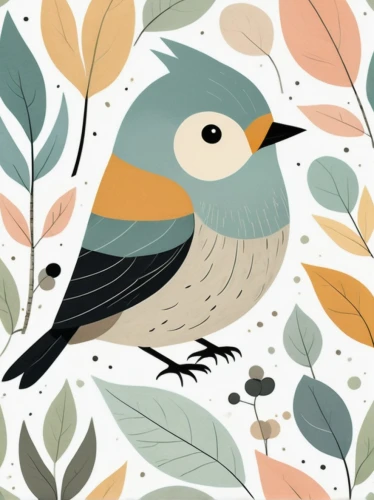 bird illustration,flower and bird illustration,bird pattern,bird robin,golden crowned kinglet,zebra finch,zebra finches,bird robins,garden bird,passerine bird,magnolia warbler,white crowned sparrow,spring bird,chestnut sided warbler,chickadee,small bird,nature bird,bull finch,garden birds,chestnut-backed chickadee,Illustration,Vector,Vector 13