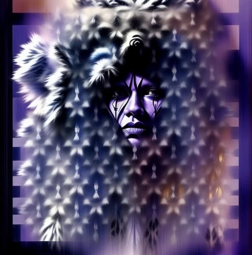 shamanic,shamanism,purpleabstract,wolfman,purple thistle,howling wolf,feather headdress,the hummingbird hawk-purple,the american indian,native american indian dog,purple-white,wolf bob,wampum snake,photo art,white purple,bearskin,headdress,tribal chief,purple rain,king of the ravens