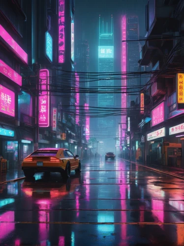 shinjuku,tokyo city,tokyo,cyberpunk,taipei,neon arrows,shanghai,colorful city,hong kong,neon,vapor,urban,aesthetic,cityscape,80s,bangkok,shibuya,kyoto,kowloon,dusk,Illustration,Vector,Vector 20