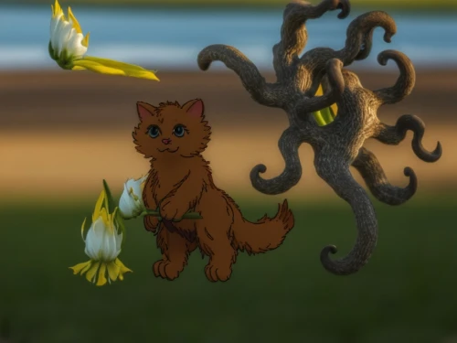 oak kitten,flower cat,ginger kitten,blossom kitten,dog poison plant,pet,felidae,simba,firestar,fluffy tail,mod ornaments,firethorn,ginger cat,little lion,ear of the wind,nuphar,little fox,he is climbing up a tree,garden-fox tail,forest king lion,Photography,General,Realistic