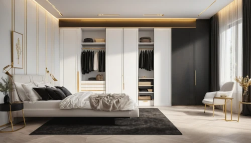 walk-in closet,modern room,room divider,modern decor,interior design,luxury home interior,interior modern design,livingroom,gold wall,interior decoration,contemporary decor,modern style,home interior,great room,hallway space,black and gold,apartment,living room,bedroom,an apartment,Photography,General,Natural