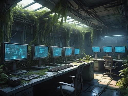 computer room,the server room,juice plant,research station,sci fi surgery room,modern office,greenhouse,offices,infection plant,abandoned place,aqua studio,aquarium,industrial ruin,cold room,abandoned room,study room,apiarium,mining facility,conference room,district 9,Conceptual Art,Daily,Daily 35