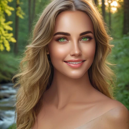 natural cosmetic,romantic portrait,world digital painting,fantasy portrait,portrait background,eurasian,natura,beautiful young woman,forest background,female beauty,the blonde in the river,digital painting,beauty face skin,girl on the river,beautiful woman,female model,girl portrait,beautiful face,landscape background,women's eyes,Female,Eastern Europeans,Straight hair,Youth adult,M,Confidence,Underwear,Outdoor,Forest