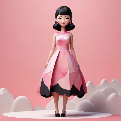 doll dress,fashion doll,fashion dolls,dress doll,clay animation,designer dolls,a girl in a dress,sewing pattern girls,mulan,clay doll,barbie doll,stylized macaron,clove pink,hanbok,girl in a long dress,fashion vector,retro paper doll,princess sofia,hoopskirt,little girl in pink dress,Unique,3D,3D Character