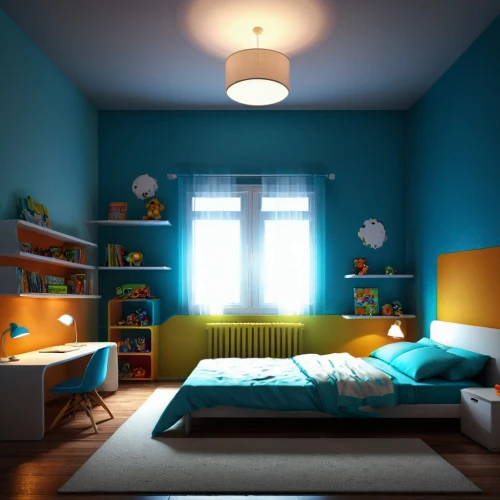 boy's room picture,kids room,children's bedroom,sleeping room,visual effect lighting,3d rendering,3d render,room lighting,3d rendered,bedroom,children's room,modern room,the little girl's room,baby room,interior decoration,render,search interior solutions,blue room,room newborn,blue lamp,Conceptual Art,Fantasy,Fantasy 19