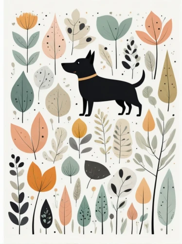 fall animals,dog illustration,woodland animals,forest animals,animal shapes,canidae,autumn icon,cat vector,rain cats and dogs,seamless pattern,whimsical animals,scent hound,autumn theme,animal stickers,autumn colouring,winter animals,forest animal,autumn pattern,dog and cat,autumn idyll,Illustration,Vector,Vector 13