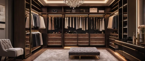 walk-in closet,closet,wardrobe,dressing room,dark cabinetry,armoire,women's closet,room divider,interior design,luxury home interior,boutique,china cabinet,dresser,dark cabinets,cabinetry,great room,interiors,luxurious,showroom,hallway space,Illustration,Realistic Fantasy,Realistic Fantasy 05