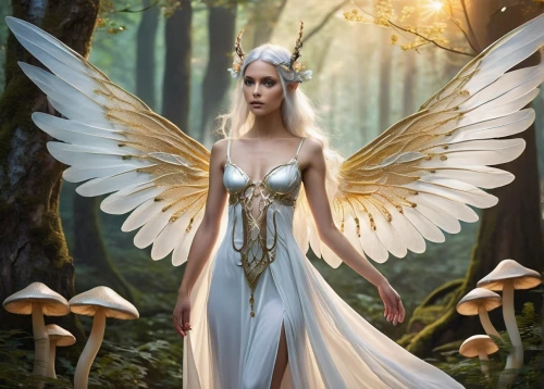 faerie,faery,fairy queen,fairy,fantasy picture,fantasy art,fairies aloft,child fairy,angel's trumpets,vintage angel,garden fairy,angel trumpets,fairy forest,fantasy woman,fairy tale character,fae,little girl fairy,archangel,angel,angel wings,Illustration,Abstract Fantasy,Abstract Fantasy 10