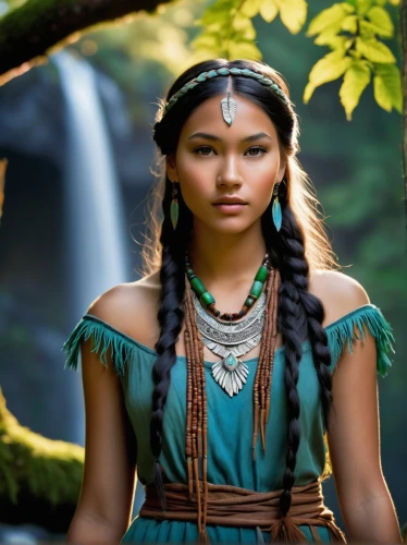 pocahontas,native american,cherokee,american indian,the american indian,indigenous culture,first nation,native,warrior woman,ancient people,shamanism,indian headdress,shamanic,polynesian girl,amerindien,aborigine,tribal chief,indigenous,inka,ancient costume,Art,Classical Oil Painting,Classical Oil Painting 26