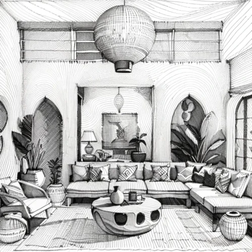 persian norooz,persian architecture,sitting room,living room,livingroom,home interior,interiors,interior decor,iranian architecture,breakfast room,ornate room,kitchen interior,pencil drawings,house drawing,dining room,an apartment,apartment,family room,interior decoration,the kitchen,Design Sketch,Design Sketch,Hand-drawn Line Art