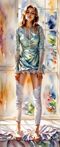 morning illusion,glass painting,looking glass,transparent image,illusion,woman hanging clothes,see-through clothing,girl with cloth,multiple exposure,girl in cloth,on a transparent background,distorted,kaleidoscopic,kaleidoscope art,optical ilusion,fabric painting,glitch art,artistic conception,transparent material,mirrors