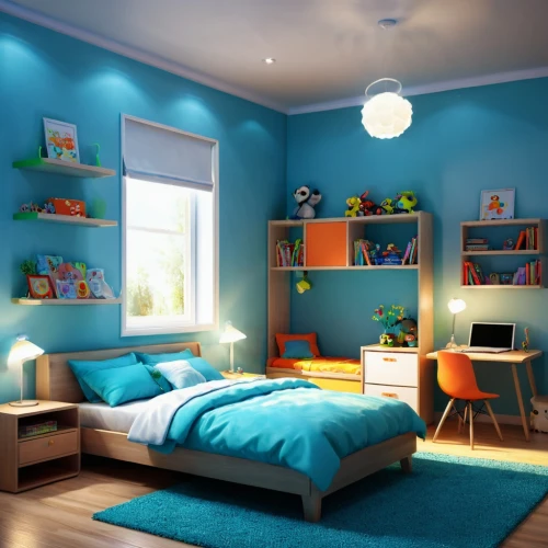 kids room,boy's room picture,children's bedroom,the little girl's room,children's room,baby room,children's background,modern room,3d rendering,sleeping room,great room,3d render,playing room,cartoon video game background,3d rendered,nursery decoration,bedroom,blue room,room newborn,interior decoration,Conceptual Art,Fantasy,Fantasy 19