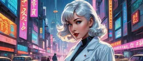 chinatown,china town,sci fiction illustration,shanghai,transistor,metropolis,city ​​portrait,world digital painting,kowloon,darjeeling,hong kong,tokyo city,ann margarett-hollywood,cyberpunk,fantasy city,hong,asian vision,shanghai disney,cartoon doctor,hk,Illustration,Retro,Retro 12