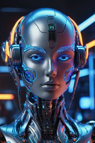 cyborg,cybernetics,artificial intelligence,ai,chatbot,robotic,chat bot,robot icon,social bot,robot,valerian,cyber,robotics,cinema 4d,humanoid,bot,cyberpunk,robot in space,robot eye,scifi,Unique,3D,Clay