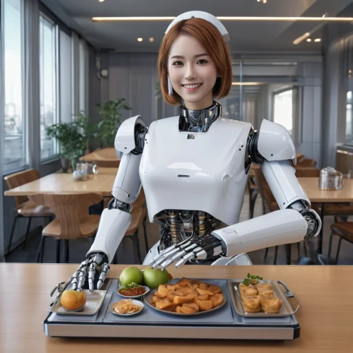 ai,artificial intelligence,korean royal court cuisine,military robot,minibot,bot training,fine dining restaurant,chef's uniform,robot,machine learning,chatbot,robotics,chef,robot in space,robots,robot combat,waiting staff,cyborg,samgyeopsal,chat bot