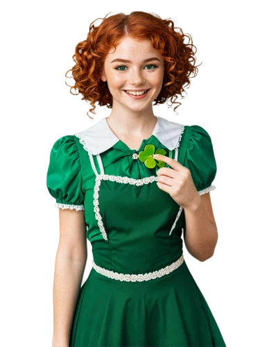 ginger ale,irish,merida,ginger rodgers,elf,patrol,bitter clover,girl scouts of the usa,redhead doll,happy st patrick's day,aa,st paddy's day,green,green dress,rose png,hoopskirt,st patrick day,princess anna,doll dress,saint patrick's day,Illustration,American Style,American Style 13