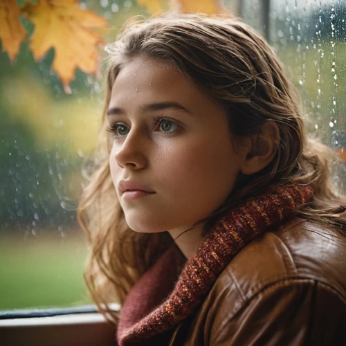 portrait of a girl,girl portrait,worried girl,girl sitting,young woman,in the fall,moody portrait,relaxed young girl,girl in a long,in the rain,thoughtful,autumn frame,teen,helios 44m7,portrait photography,helios 44m,cinnamon girl,helios44,bokeh,girl with speech bubble,Photography,General,Cinematic