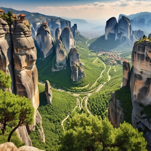 mountainous landscape,huangshan mountains,meteora,zhangjiajie,mountain landscape,yellow mountains,karst landscape,mountainous landforms,huangshan maofeng,landscape mountains alps,mountain valleys,panoramic landscape,the landscape of the mountains,the valley of the,valley of death,beautiful landscape,landscapes beautiful,mountain scene,wuyi,landscape background,Photography,General,Realistic