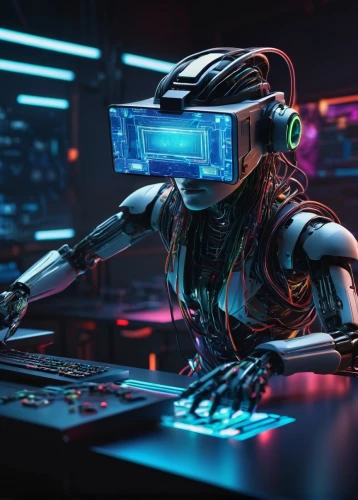 cyberpunk,cyber,cyber glasses,3d man,vr headset,cyberspace,virtual reality,cybernetics,futuristic,vr,man with a computer,compute,computer,virtual reality headset,scifi,electro,old elektrolok,elektroboot,computer art,cyclocomputer,Illustration,Abstract Fantasy,Abstract Fantasy 17