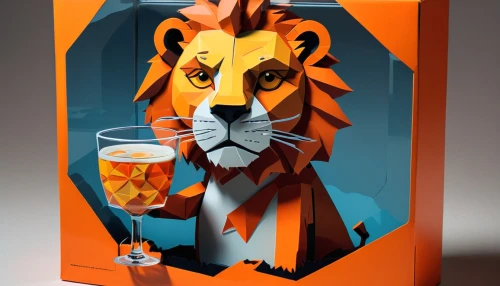 glass painting,paper art,jägermeister,tiger,beer dispenser,pint glass,tiger head,fanta,a tiger,aperol,cointreau,low-poly,low poly,royal tiger,beer glass,cigarette box,tiger png,drinkware,3d figure,vector graphic,Illustration,Vector,Vector 06