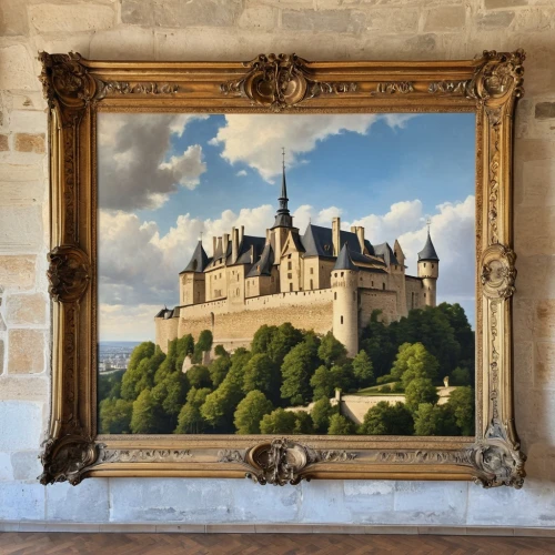 royal castle of amboise,louvre,château de chambord,castle sans souci,louvre museum,chateau,hohenzollern castle,art nouveau frame,fontainebleau,château,hotel de cluny,decorative frame,fairytale castle,chambord,paintings,fairy tale castle,art nouveau frames,mont st michel,lego frame,framed paper,Photography,General,Realistic