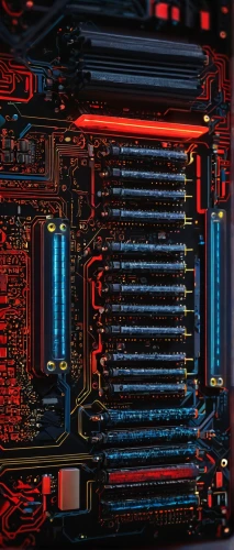 graphic card,motherboard,computer cooling,multi core,cpu,red blue wallpaper,pcb,mother board,processor,gpu,ryzen,computer art,pentium,red and blue,computer chips,compute,pc,fractal design,mechanical fan,turbographx,Illustration,Retro,Retro 24