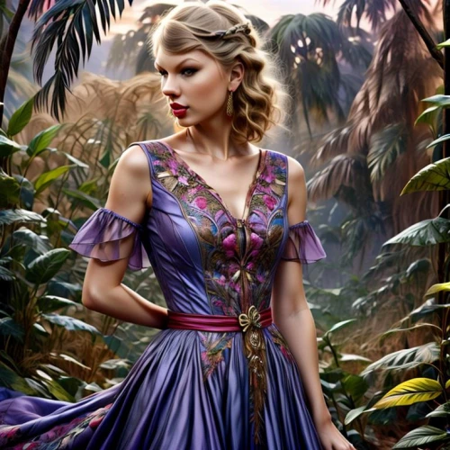 fairy queen,enchanting,fantasy picture,faerie,rapunzel,fantasy art,purple dress,enchanted forest,enchanted,the enchantress,purple,purple lilac,blue enchantress,fairy tale character,fantasy woman,faery,fantasy portrait,purple landscape,lilac blossom,purple wallpaper