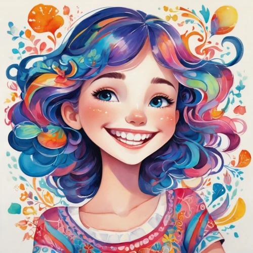 colorful daisy,colorful doodle,a girl's smile,fairy galaxy,girl portrait,colorful floral,fantasy portrait,watercolor mermaid,watercolor women accessory,girl with speech bubble,watercolor wreath,kids illustration,the festival of colors,girl in flowers,colorful pasta,watercolor macaroon,mermaid vectors,cheery-blossom,girl drawing,illustrator,Illustration,Abstract Fantasy,Abstract Fantasy 13