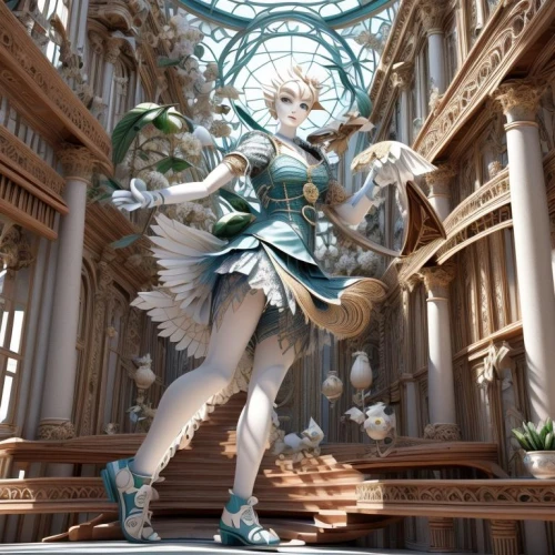 baroque angel,rococo,goddess of justice,violet evergarden,eros statue,tiber riven,alice,vocaloid,garuda,3d fantasy,fantasia,neptune,angel statue,medusa,vanessa (butterfly),artemisia,vexiernelke,baroque,dancer,venetia