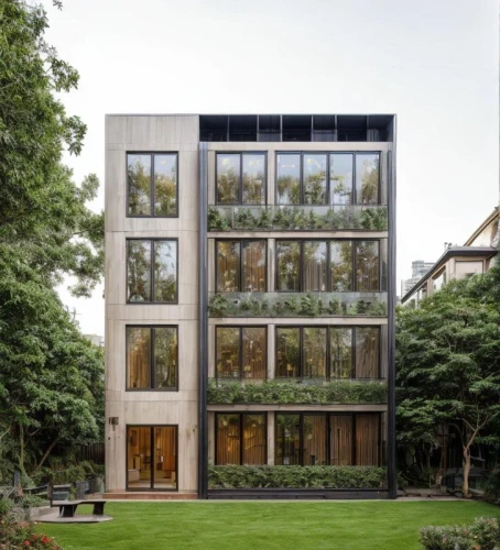 glass facade,modern architecture,cubic house,glass facades,structural glass,glass building,eco-construction,contemporary,kirrarchitecture,modern house,house hevelius,modern office,frame house,cube house,glass panes,metal cladding,residential,ludwig erhard haus,appartment building,modern building,Architecture,Commercial Building,Modern,Garden Modern