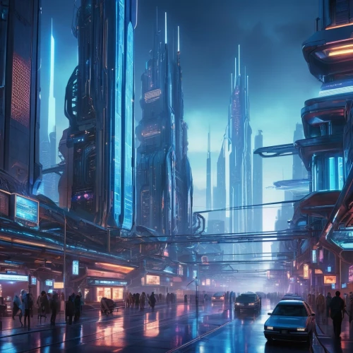 futuristic landscape,metropolis,fantasy city,scifi,futuristic architecture,futuristic,cyberpunk,sci-fi,sci - fi,harbour city,dystopian,sci fi,valerian,sci fiction illustration,cityscape,futuristic art museum,concept art,dystopia,black city,space port,Illustration,Realistic Fantasy,Realistic Fantasy 14