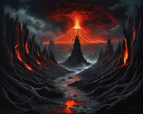 volcanism,volcanic field,volcanic landscape,volcanic,volcano,scorched earth,eruption,lava,volcanic eruption,volcanos,pillar of fire,burning earth,lake of fire,lava plain,the eruption,magma,solar eruption,lava flow,lava river,volcanoes,Illustration,Black and White,Black and White 07
