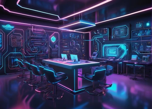computer room,sci fi surgery room,ufo interior,neon coffee,80's design,neon human resources,study room,3d background,cyber,cyberspace,working space,the server room,cinema 4d,blur office background,conference room,3d render,scifi,cyberpunk,modern office,laboratory,Unique,Design,Logo Design