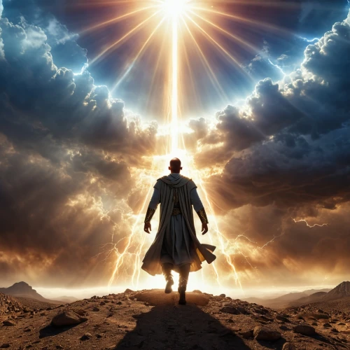 benediction of god the father,the pillar of light,ascension,son of god,resurrection,god the father,god of thunder,god,god rays,calvary,twelve apostle,prophet,salt and light,sun god,transcendence,divine healing energy,the archangel,merciful father,sol,enlightenment