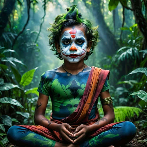 janmastami,pachamama,indian sadhu,avatar,namaste,bodypainting,earth chakra,sadhu,krishna,indian monk,ayurveda,meditation,mantra om,the festival of colors,surya namaste,yogi,bodypaint,meditate,hindu,body painting,Photography,General,Fantasy