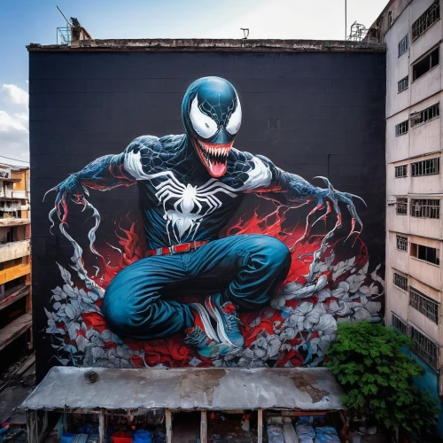 venom,spider-man,spiderman,grafitti,marvel of peru,são paulo,graffiti art,spider man,graffiti,bangkok,porto alegre,spawn,rio de janeiro,rio de janeiro 2016,street artist,superhero,grafiti,painted wall,streetart,superman,Conceptual Art,Graffiti Art,Graffiti Art 04