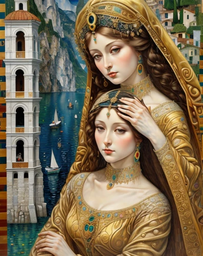 malcesine,botticelli,the three graces,the prophet mary,taormina,jesus in the arms of mary,renaissance,mary-gold,campania,amalfi,candlemas,lacerta,the carnival of venice,capricorn mother and child,modena,oil painting on canvas,cepora judith,positano,detail,meticulous painting