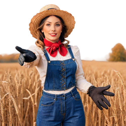 countrygirl,farm girl,scarecrows,country dress,aggriculture,farmer,woman of straw,farmworker,scarecrow,agroculture,girl in overalls,farmer in the woods,country-western dance,farmers,woman holding gun,country potatoes,woman holding pie,agriculture,country style,agricultural engineering,Illustration,Retro,Retro 10