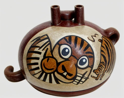 fragrance teapot,clay jug,bengalenuhu,jug,earthenware,clay jugs,tiger head,mesoamerican ballgame,two-handled clay pot,animal figure,asian teapot,chestnut tiger,daruma,amphora,enamel cup,masai lion,bengal clockvine,stoneware,vintage teapot,handicrafts