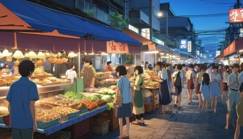 yatai,namdaemun market,the market,market,izakaya,fruit market,large market,market stall,vegetable market,vendors,street food,principal market,market introduction,shopping street,marketplace,upper market,yakitori,covered market,market vegetables,fruit stand,Photography,General,Realistic