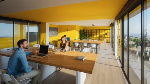 modern office,creative office,working space,offices,daylighting,smart home,conference room,3d rendering,blur office background,meeting room,yellow wall,core renovation,modern kitchen interior,search interior solutions,shared apartment,breakfast room,modern room,board room,serviced office,coworking,Photography,General,Realistic